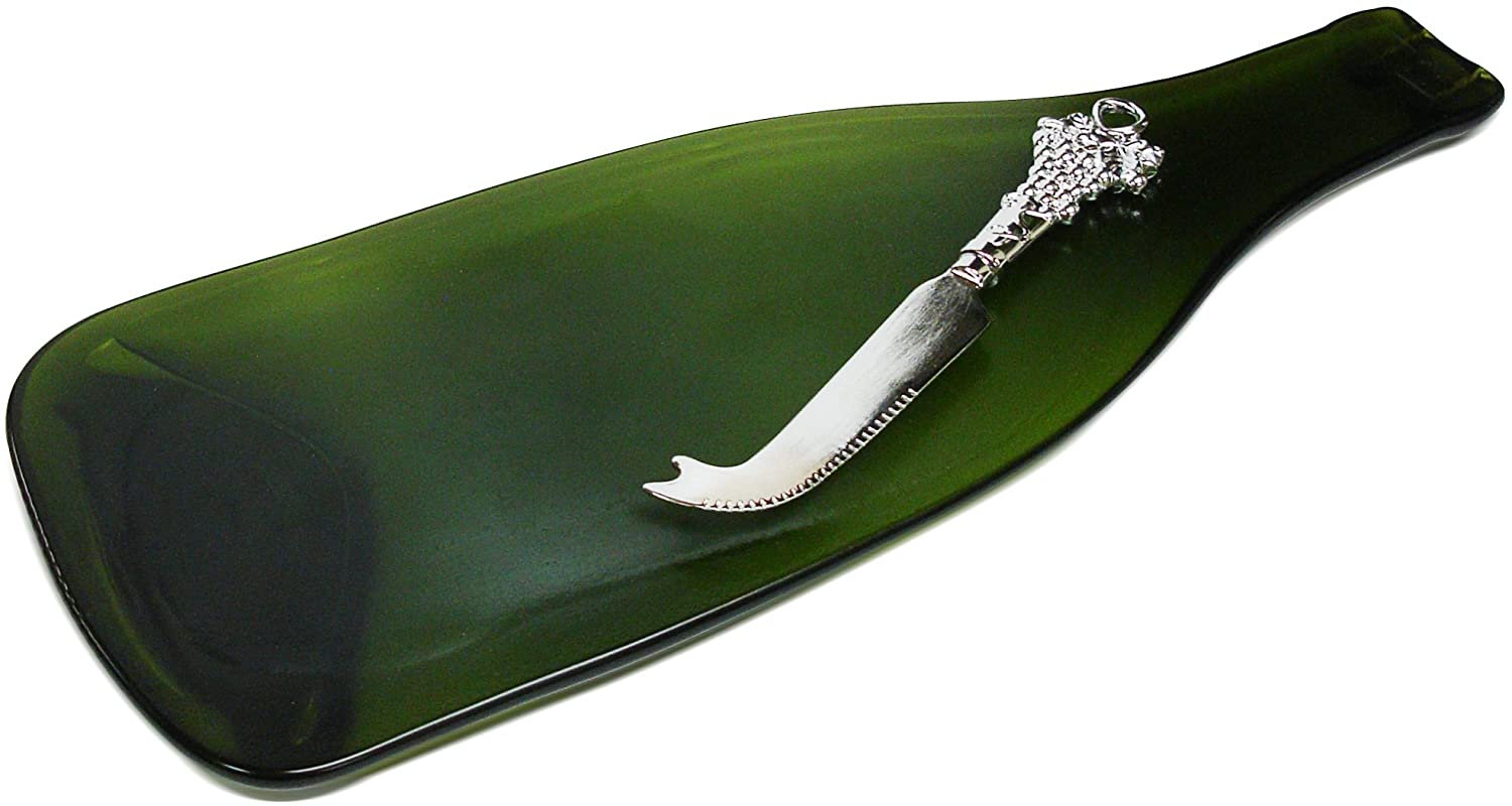 Price:$23.99 Wine Bottle Cheese Board and Knife - EP-CHWBT01: Home & Kitchen