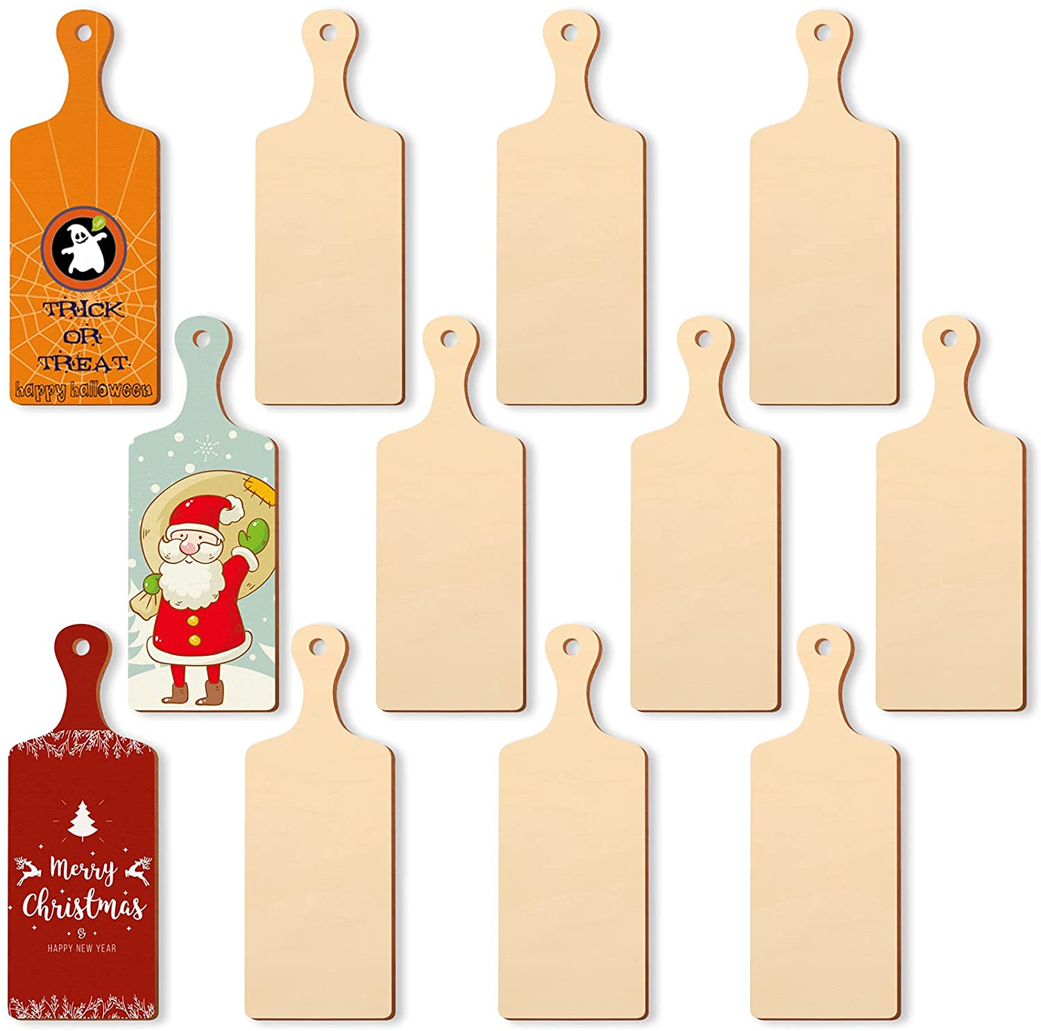 Price:$16.99 Pieces Mini Wooden Cutting Board with Handle Wooden Chopping Board Small Serving Board Rustic Paddle Kitchen Board Cooking Butcher Block for Home Kitchen Decor Vegetables Fruit (9.4 x 3.5 Inch): Home & Kitchen