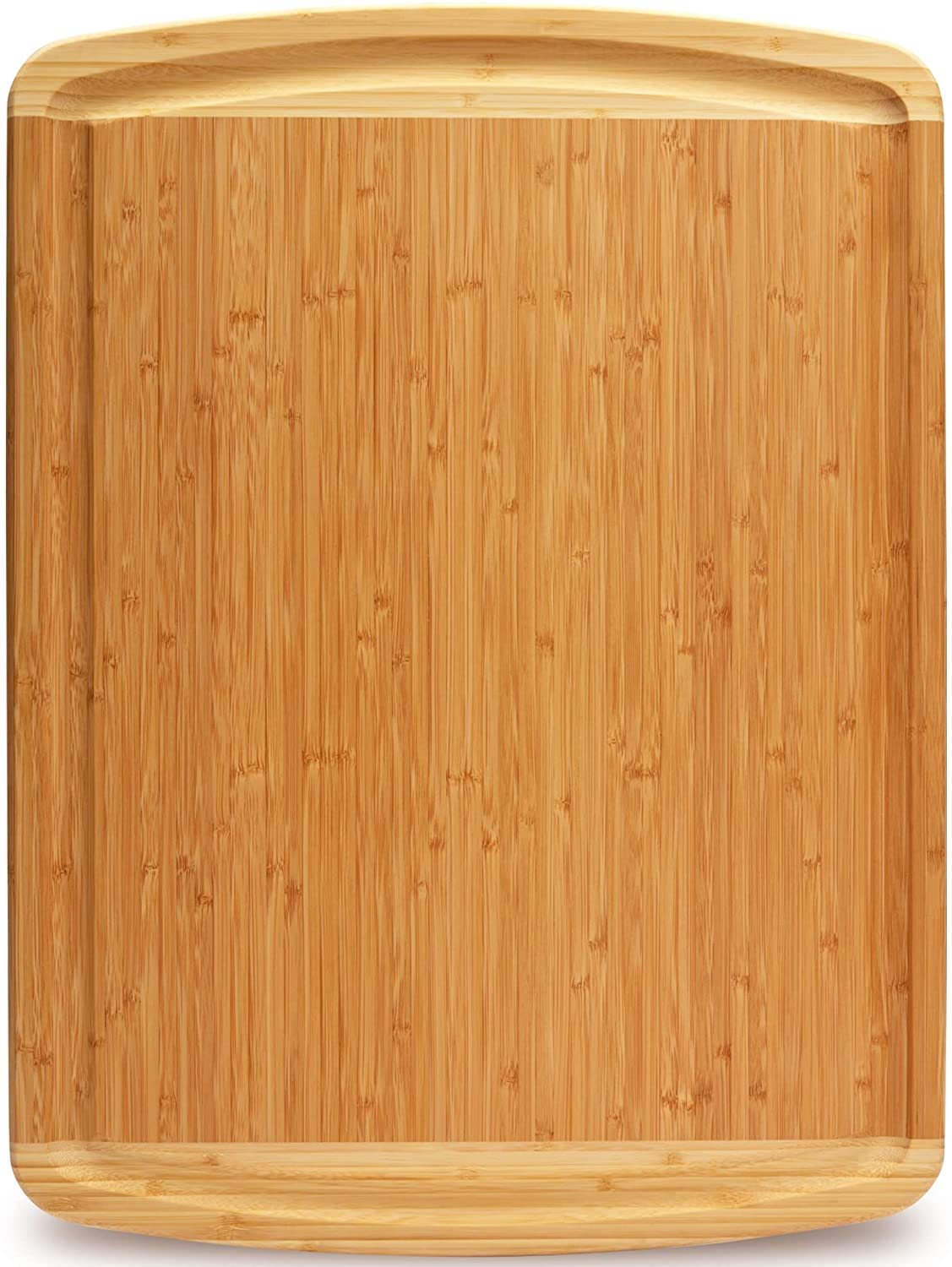 Price:$79.99 x 18 Inch MASSIVE XXL Extra Large Bamboo Cutting Board – Wooden Carving Board for Turkey, Meat, Vegetables, BBQ - LARGEST Wood Butcher Block Boards with Handles, Juice Groove: Home & Kitchen