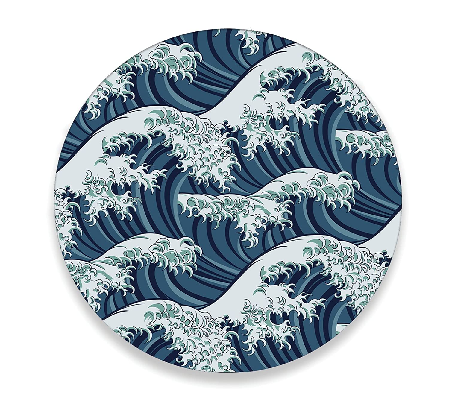 Price:$32.90 Mexican Handmade Fibreboard Cheese Board in artisan work. Made in wood and covered with resin. Model: Waves. Ideal for Charcuterie Platter & Serving Tray for Wine and snacks : Handmade Products