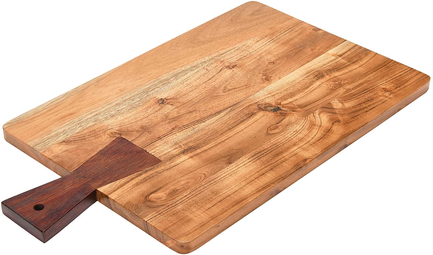 Price:$37.48 Co-Op Acacia Wood Cheese/Serving w Handle Cutting Board, 19" x 11", Natural: Cheese Plates