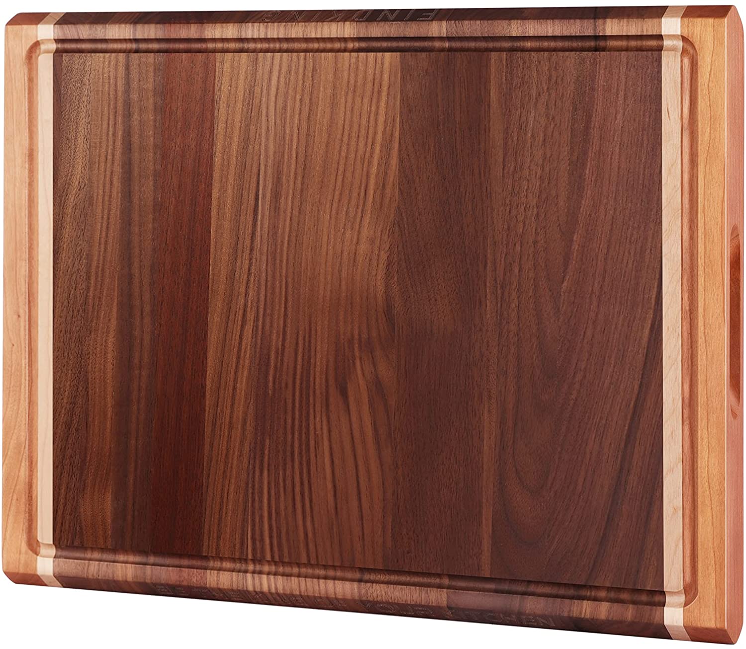 Price:$79.99 Walnut Wooden Cutting Board , Large Thick Chopping Boards with Deep Juice Groove for Kitchen 16.5 x 13 x 1.1": Home & Kitchen