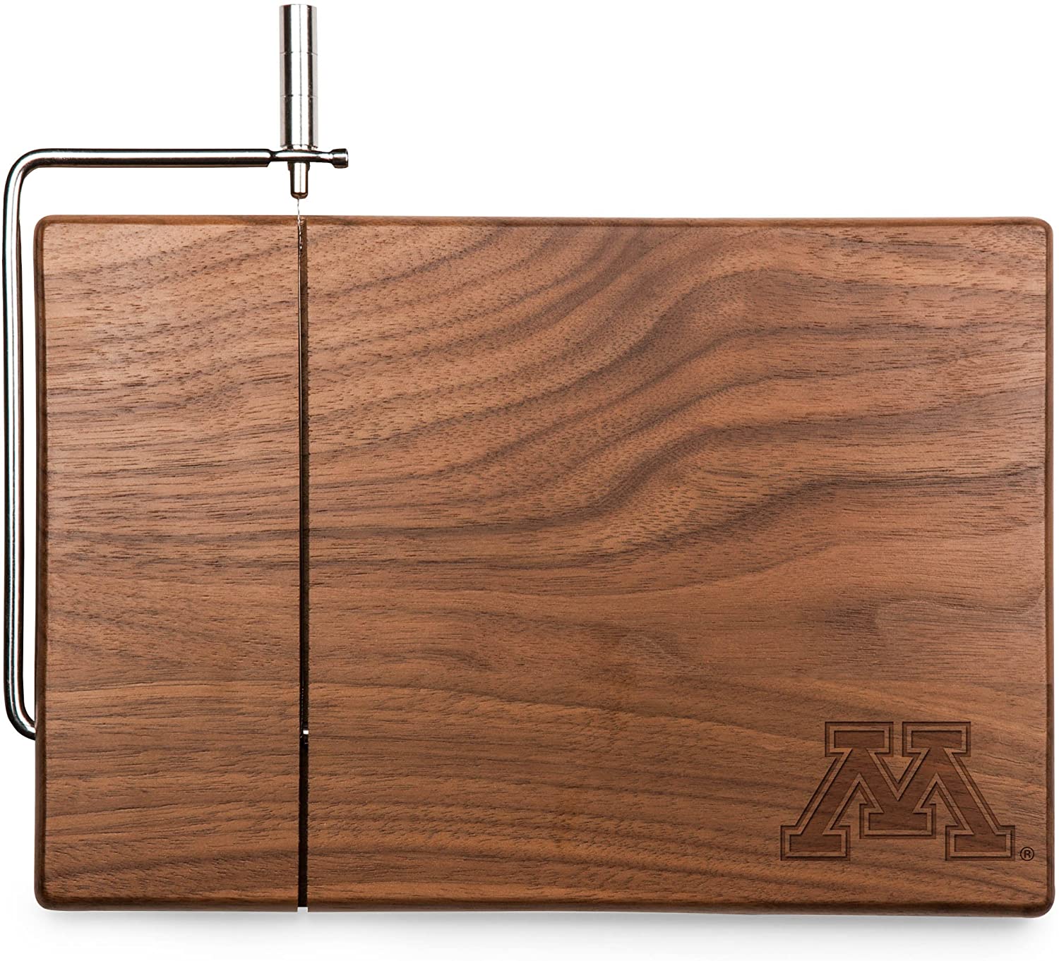 Price:$31.25 Minnesota Golden Gophers Meridian Black Walnut Cutting Board with Cheese Slicer : Home & Kitchen