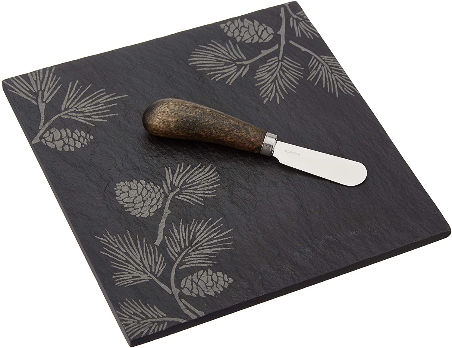 Price:$26.99 Alpine Slate Cheese Board with Knife: Platters