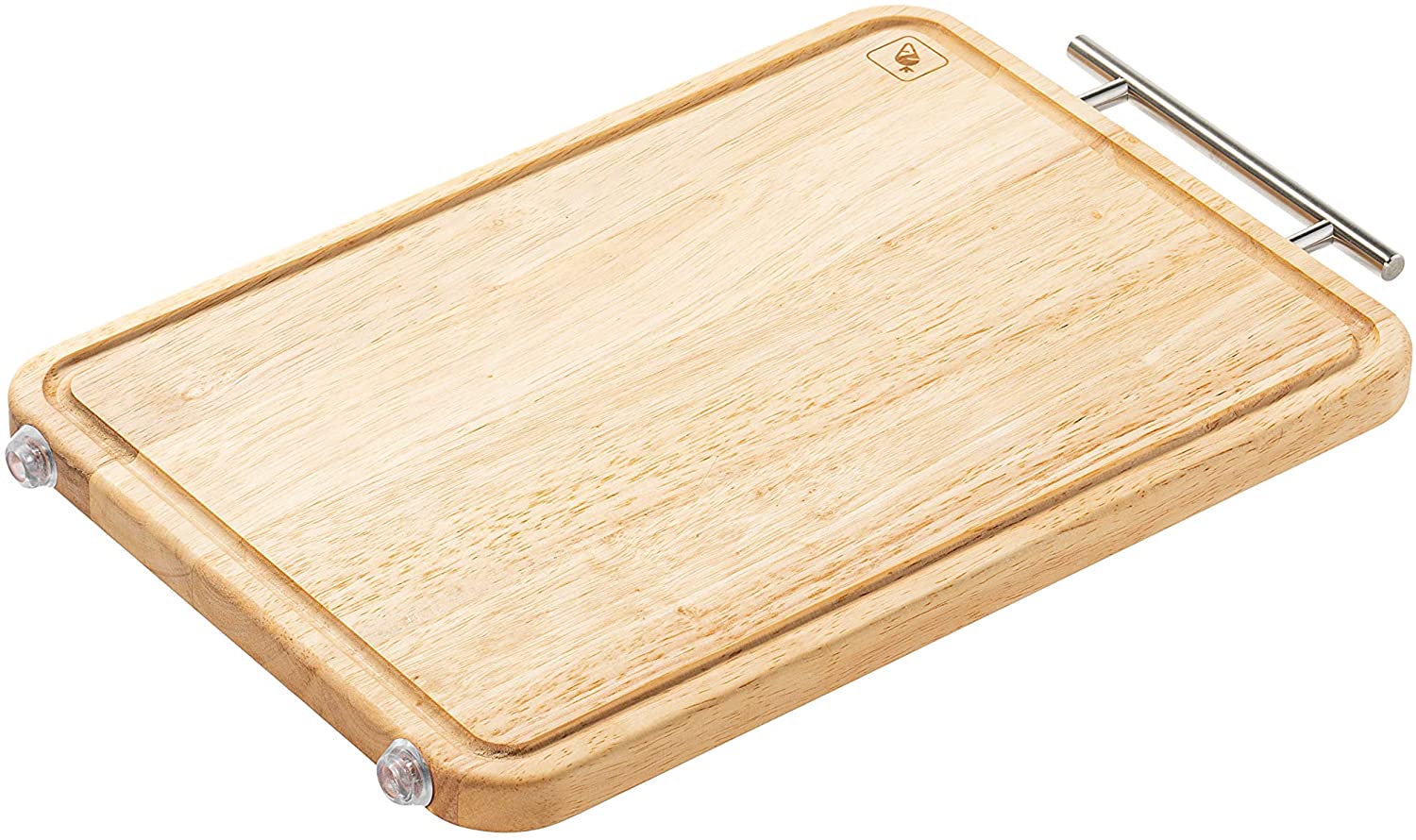 Price:$12.99 Cutting Board with Juice Groove and Handle - Kitchen Cutting Board for Meat (Butcher Block) Cheese and Vegetables（13.93x9.84x0.79 Inches）…: Home & Kitchen