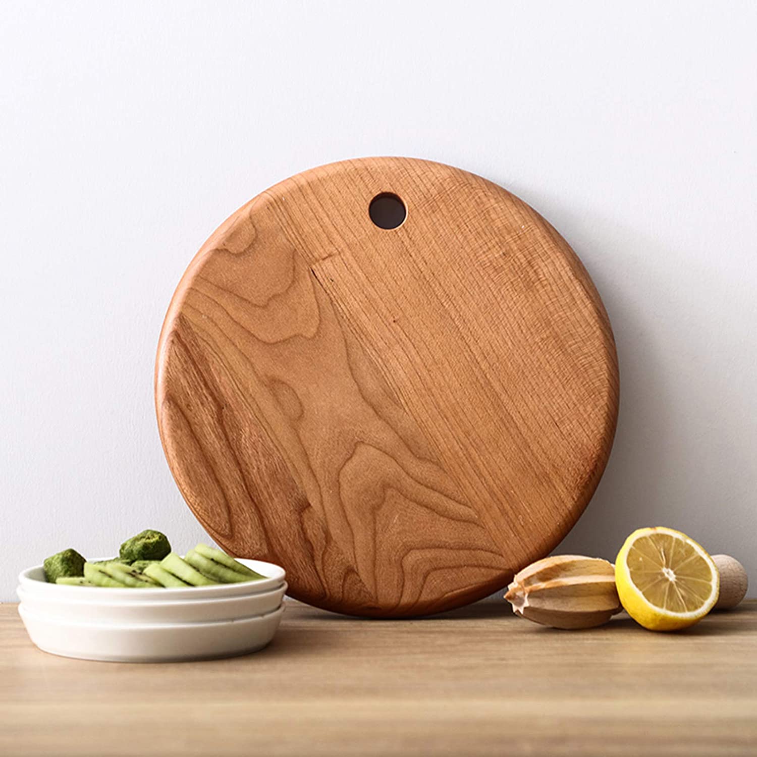 Price:$23.99 Board MINI Wood Chopping Boards with Handle Hole for Kitchen Meat Vegetables Cheese Serving: Home & Kitchen