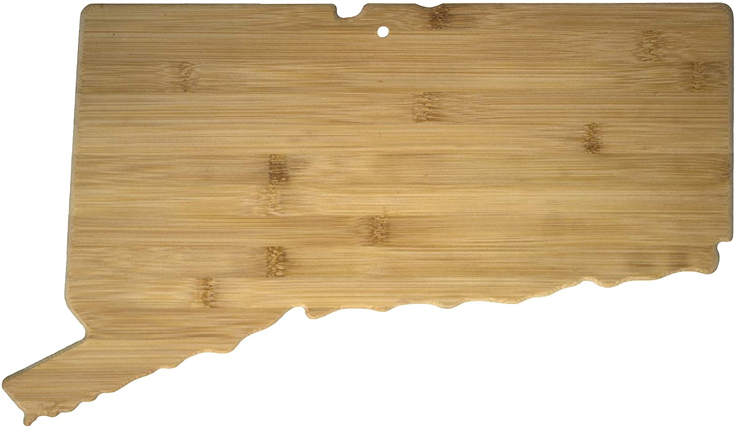 Price:$19.99 Bamboo Connecticut State Shaped Serving & Cutting Board, Natural Bamboo: Home & Kitchen