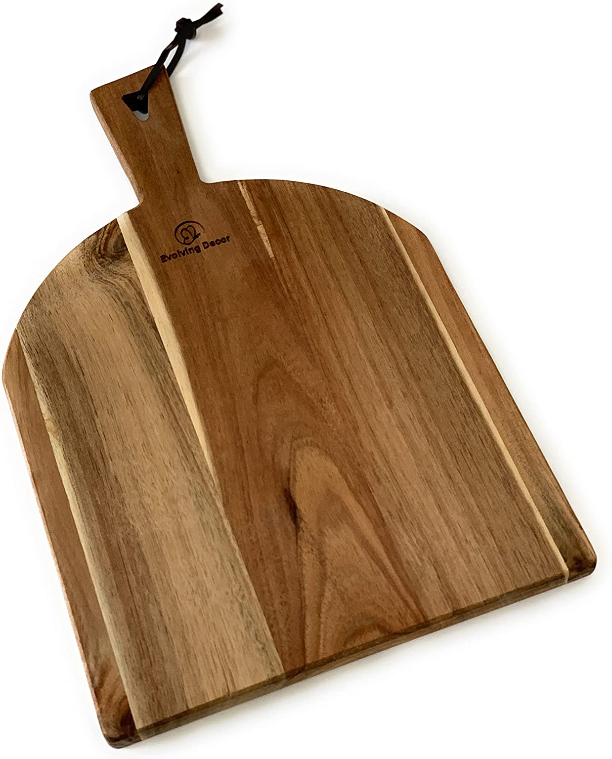 Price:$25.99 Decor Acacia Wood Cutting Board, Wooden kitchen chopping board for Bread, Cheese, fruits and vegetables, Semicircle (15 x 9 1/2 x 1/2) Adds Style to your kitchen: Home & Kitchen
