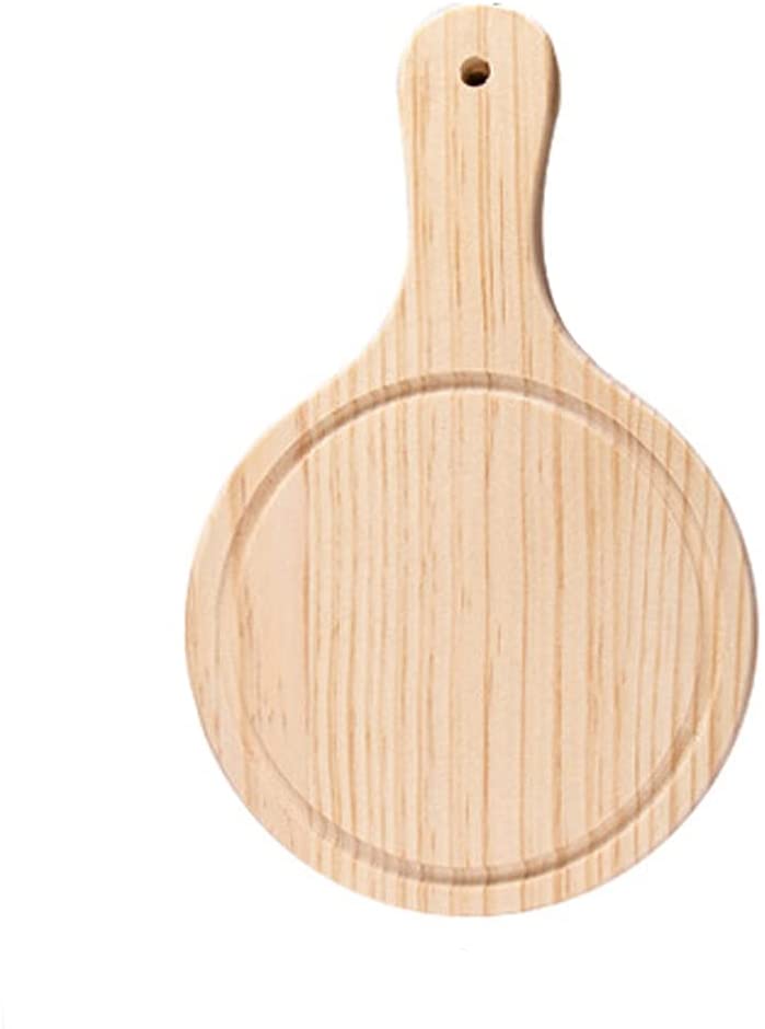 Price:$10.98 Pizza Peel Shovel,Pizza Paddle,Wood Board for Making Pizza Cheese Fruits Cake,Kitchen Baking Tool (12inch round): Home & Kitchen