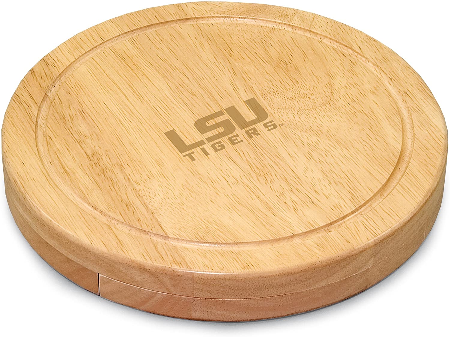 Price:$44.95 LSU Tigers Circo Cheese Board and Knife Set - Charcuterie Board Set - Wood Cutting Board : Home & Kitchen
