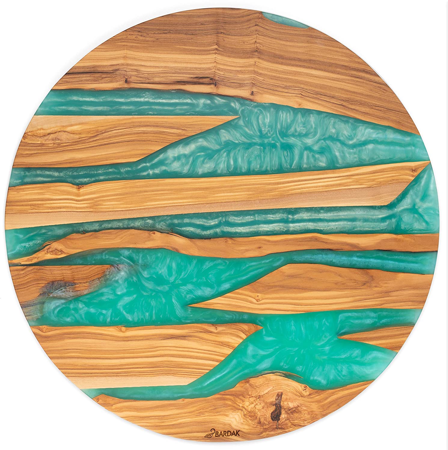 Price:$295.00 Handmade ◆ Unique Charcuterie Board ◆ Cheese Cutting Board ◆ 18" Round Serving Board ◆ Serving Platter ◆ Serving Tray ◆ Breakfast Tray ◆ Ottoman Tray : Home & Kitchen