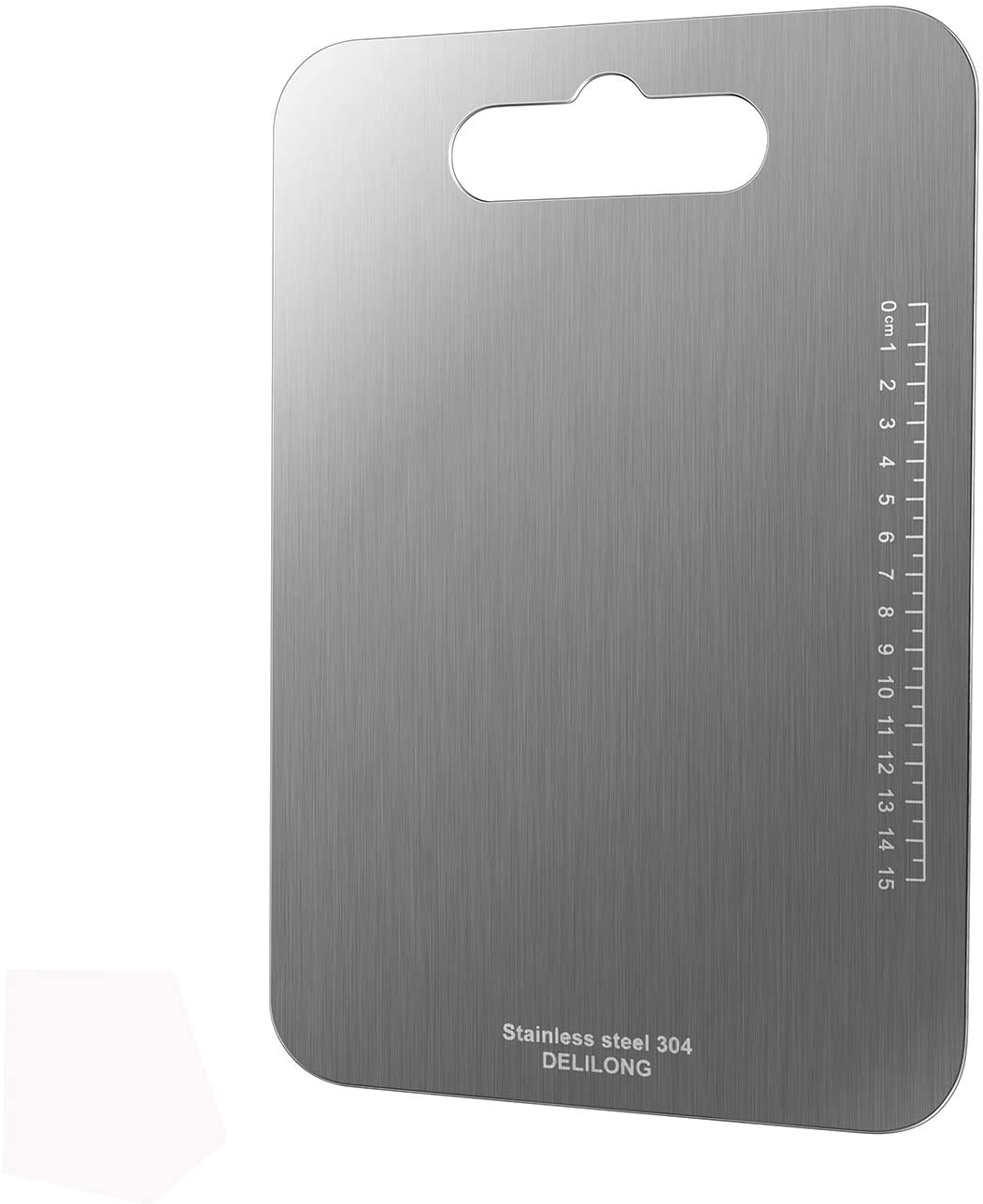 Price:$33.80 This stainless steel cutting board is perfect for cutting cheese, chopping vegetables, and slicing pizza. It's also great for camping trips.: Home & Kitchen