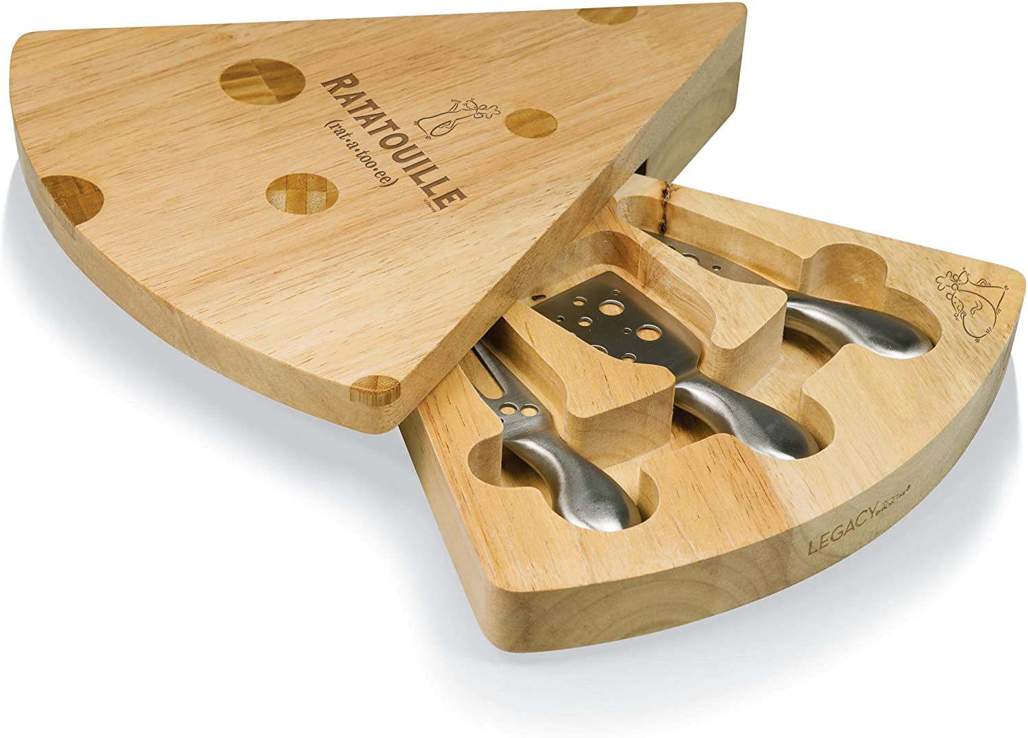 Price:$49.35 Ratatouille Swiss Cheese Board and Tools Set: Home & Kitchen