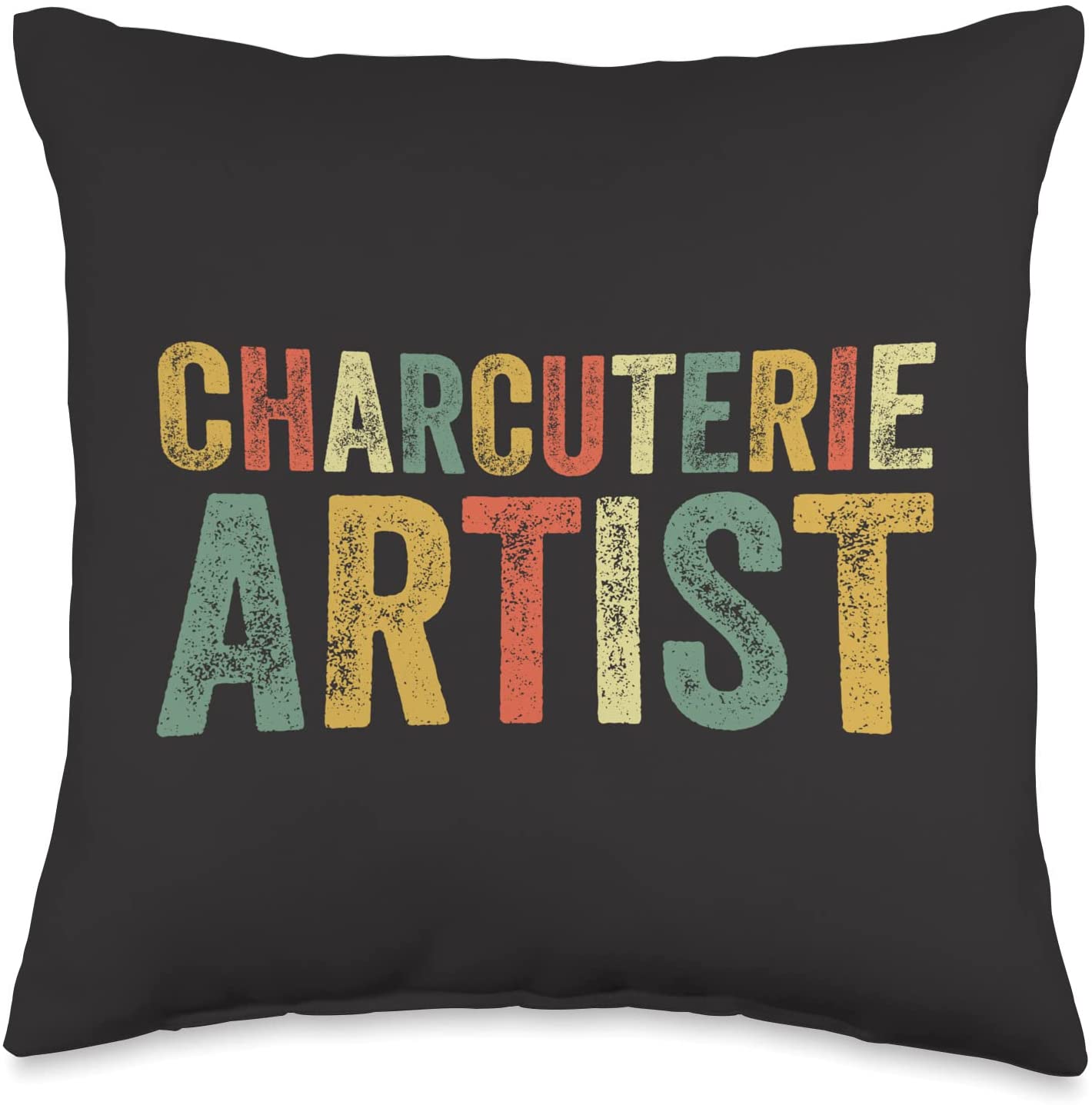 Price:$19.99 Artist Charcutier Board Funny Hostess Artist Hostess Funny Cheese Board Meat Crackers Throw Pillow, 16x16, Multicolor : Home & Kitchen
