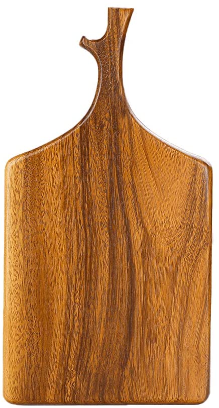 Price:$29.99 Large Charcuterie Cutting Boards, Walnut Wood,Cheese Board Serving and Cutting Tray with Easy-grip Handle, Non-BPA, Durable and Easy to Wash: Home & Kitchen
