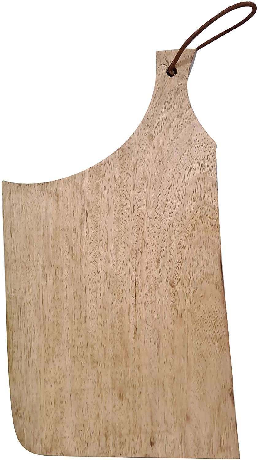 Price:$37.00 Hand Carved Kitchen Wooden Cutting Board Cheese Board With Leather Loop Eco-Friendly Housewarming: Home & Kitchen