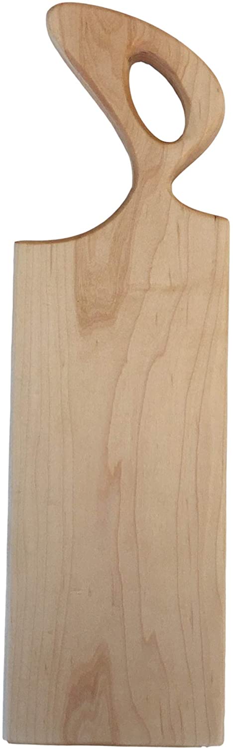 Price:$29.99 Castle Cheese Board With Handle, Natural Wood Tray, Real Wood Cheese Board, Charcuterie Board, Cutting Board, 18 Inch x 5.25 Inch (Maple): Home & Kitchen