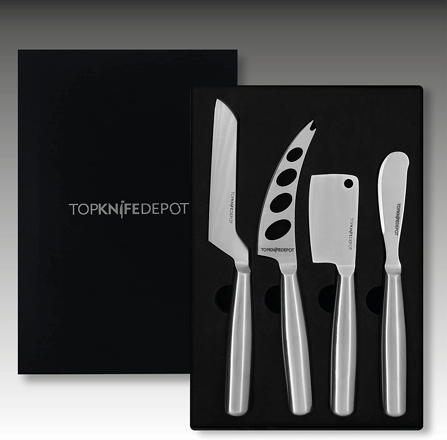 Price:$27.99 4-Pc All Cheese Knife Set - Gift Box Included: Home & Kitchen