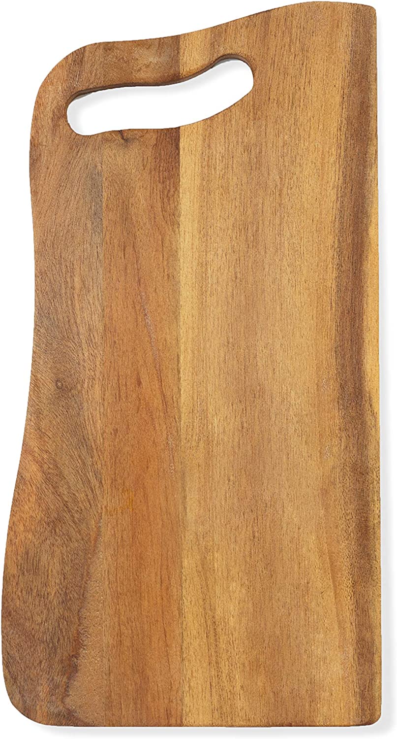Price:$18.99 Small Cutting Board - Natural Wood Cheese Board - Bread Board - Mini Charcuterie Board: Home & Kitchen