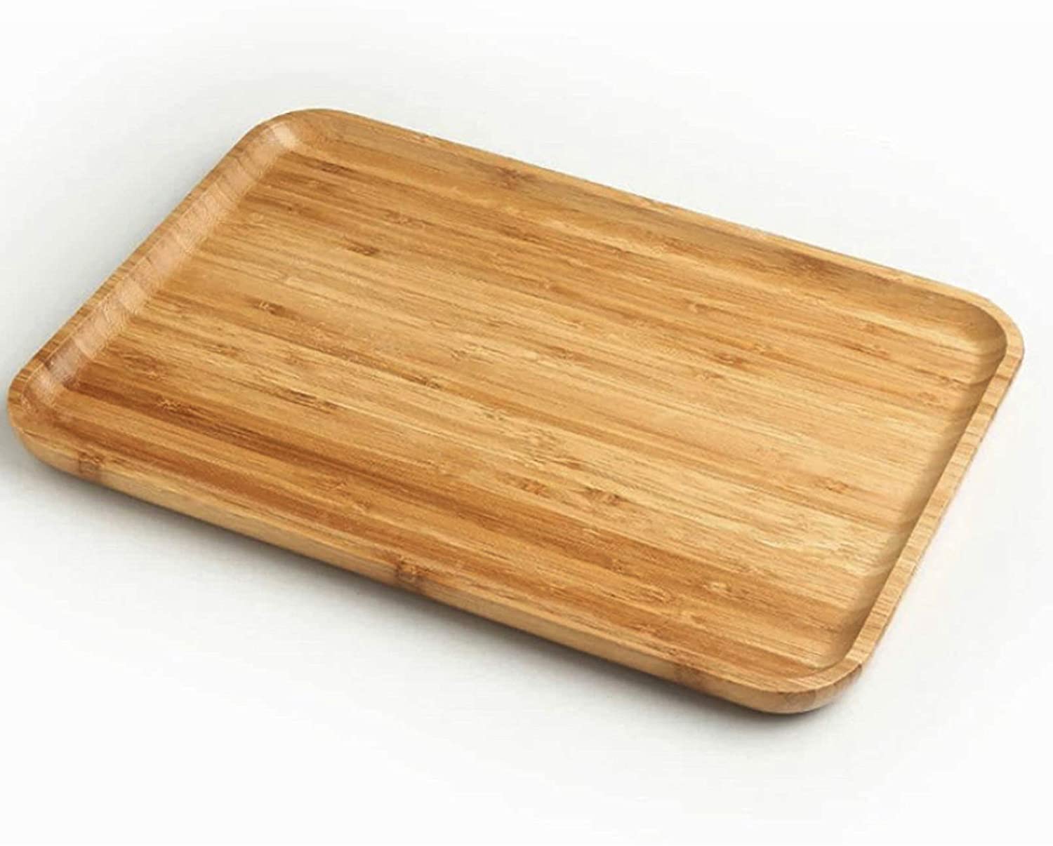 Price:$12.99 Rectangular Natural Bamboo Wooden Serving Trays Elegant Appetizer Plates Party Dinner Plates Steak Plate Coffee Tea Serving Tray 29cm X 16m X 2cm / 11.4Inches X 6.3Inches X 0.8Inches : Everything Else