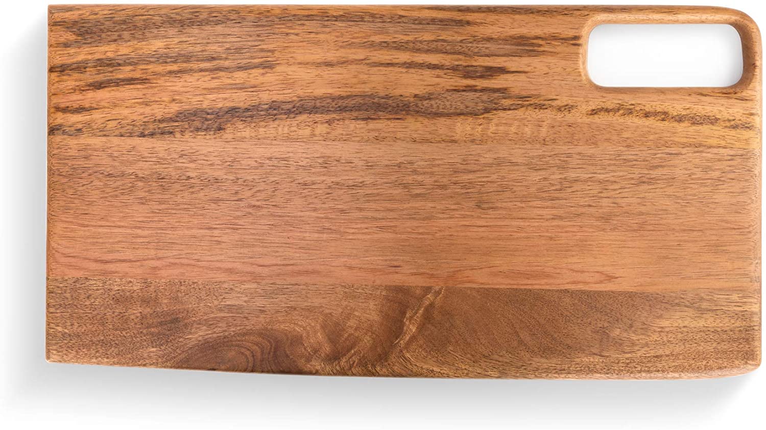 Price:$28.86 Natural Brown Round 15 x 7 Acacia Wood Decorative Serving Cutting Cheese Board with Handle: Serving Trays