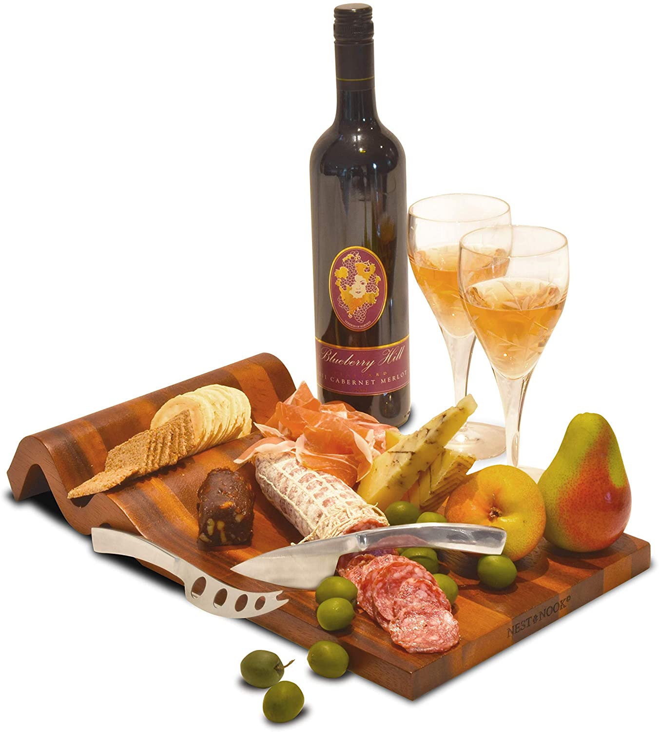 Price:$59.59 Board and Knife Set, Large Board Serving Platter, Charcuterie Board, Board Utensil Set, Boards Gifts. Board Accesories, Charcuterie Board Set, Board Set: Plates