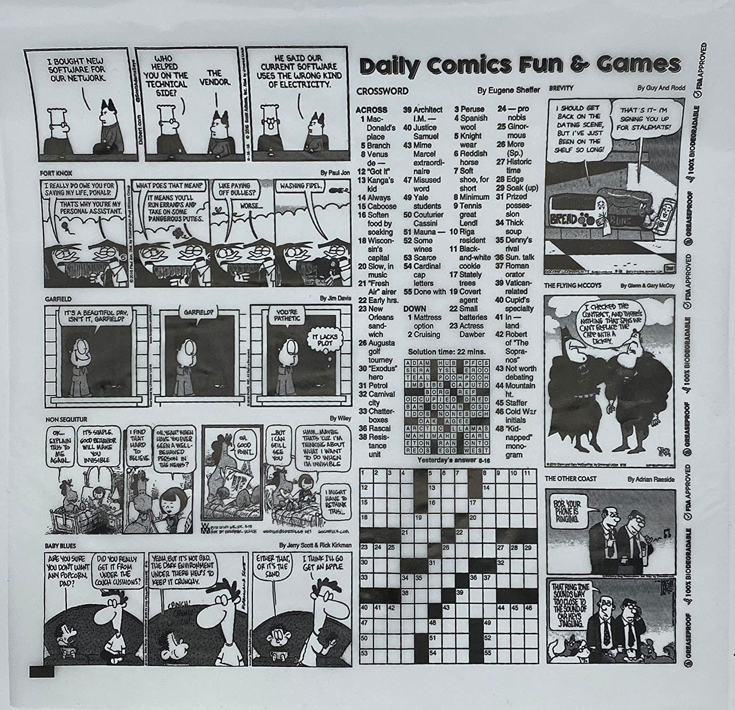 Price:$189.99 Paper 12"x12" - 1,000 Count Food Grade Paper - Tray Liner - Water & Grease Resistant - 100% Recyclable and no Wax Coating (White, Comics (4,000 Units)) : Industrial & Scientific