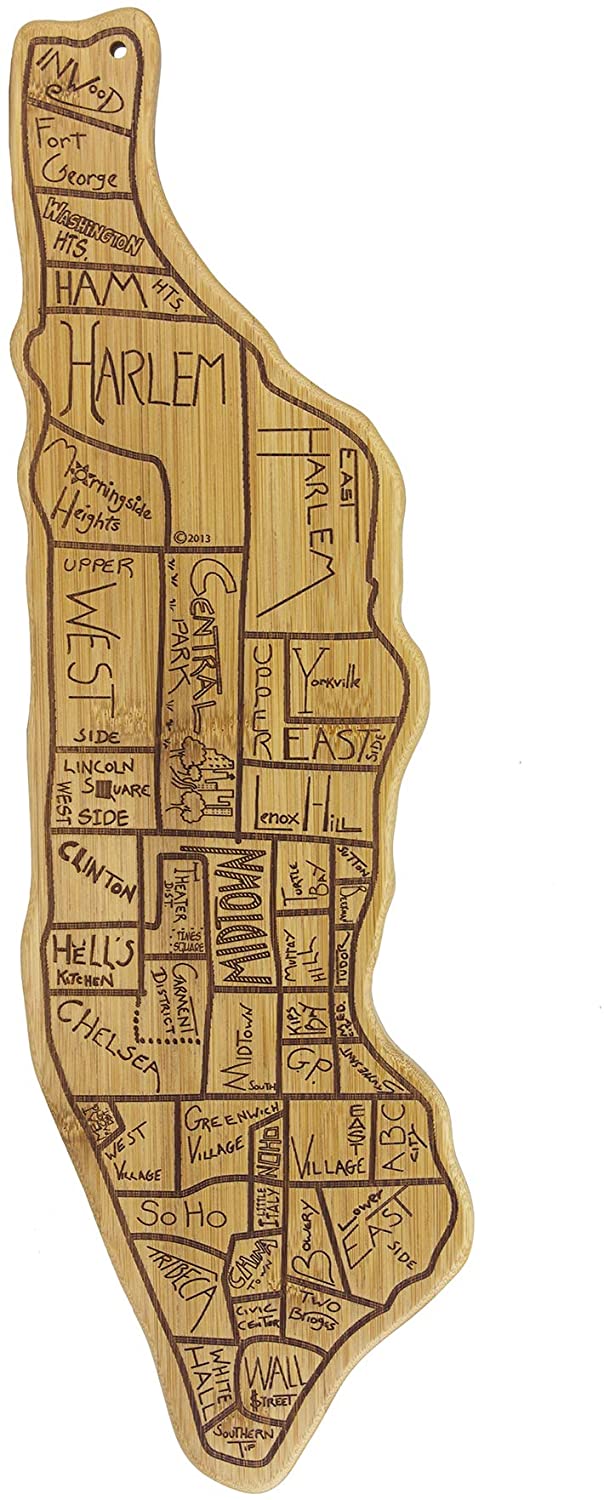 Price:$29.95 Bamboo Manhattan City Life Bamboo Serving and Cutting Board: Home & Kitchen