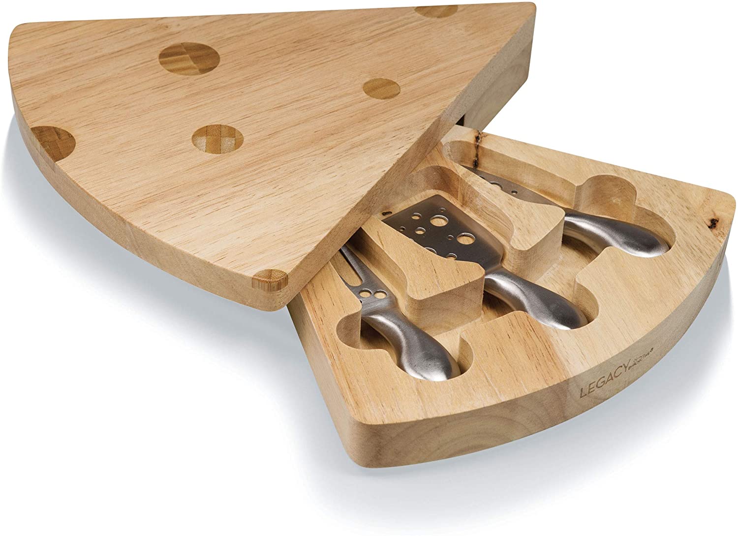Price:$41.99 - a Picnic Time Brand Swiss Cheese Board/Tool Set: Kitchen Storage And Organization Product Accessories: Home & Kitchen