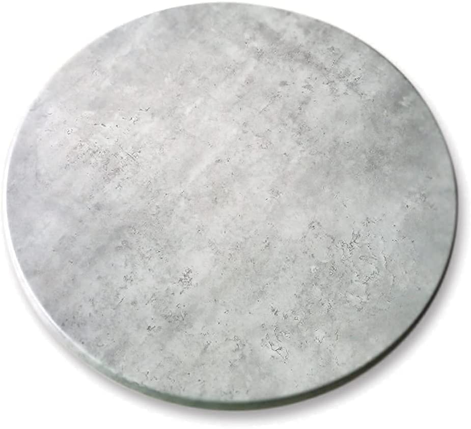 Price:$379.00 Large 30" inch Cement Like Grey Faux Marble Swivel Lazy Susan Rotating Turntable Dining Tabletop-Round Serving Wine, Cheese, & Meal Tray-Great for Board Games, Wedding & Home Gift: Home & Kitchen