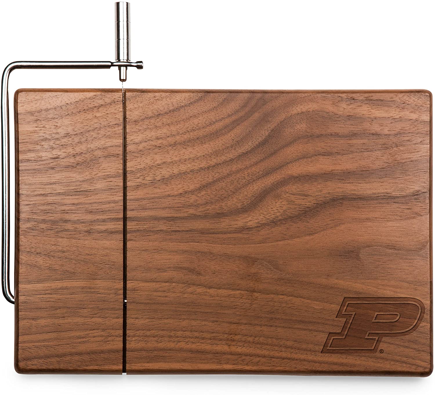 Price:$30.66 TIME NCAA Purdue Boilermakers Meridian Black Walnut Cutting Board with Cheese Slicer : Home & Kitchen