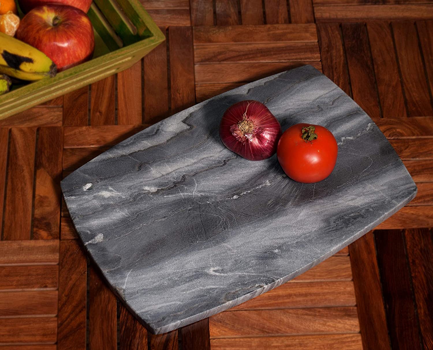 Price:$25.99 Marble Cutting / Chopping Board | Butcher Block Countertop for Cheese | Meat | Fruits | Vegetable | Bread | Kitchen | Restaurant | Home Decor: Home & Kitchen