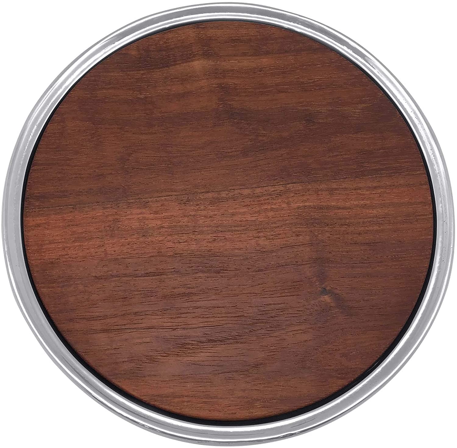 Price:$56.21 Signature Round Cheese Board with Dark Wood Insert, Brown : Home & Kitchen