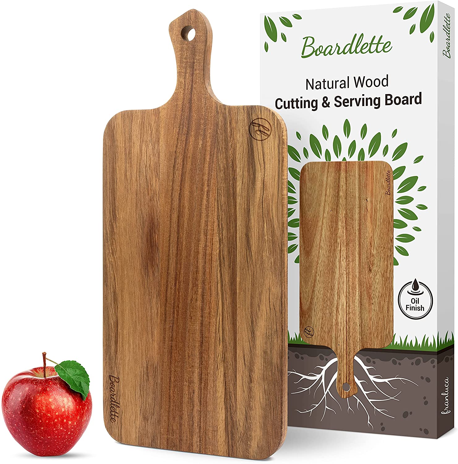 Price:$29.97 Wood Cutting Board, Wooden Cutting Boards for Kitchen, Serving Board, Chopping Board, Wood Cutting Boards for Meat Cheese Bread Vegetables, Acacia Wood Medium: Home & Kitchen