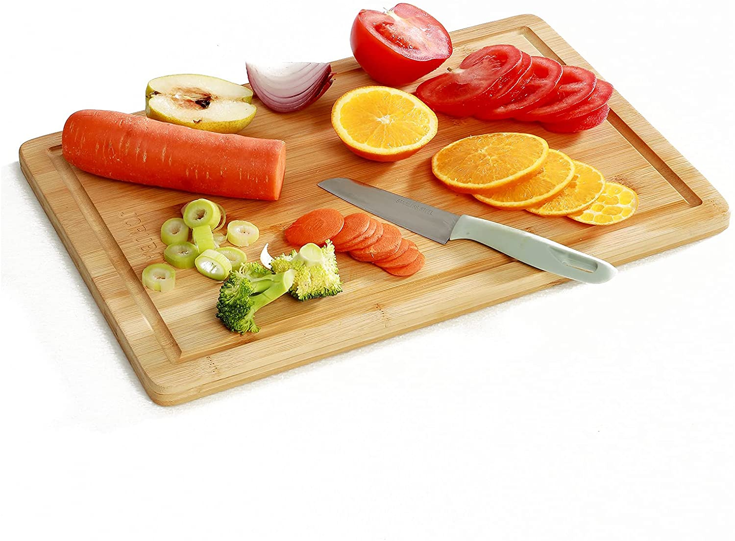 Price:$19.99 Cutting Boards (15 x 10")for Kitchen with Juice Groove Kitchen Chopping Large Wood Cutting Board for Meat Butcher Block for Chopping Meat Vegetables Fruits Cheese: Home & Kitchen