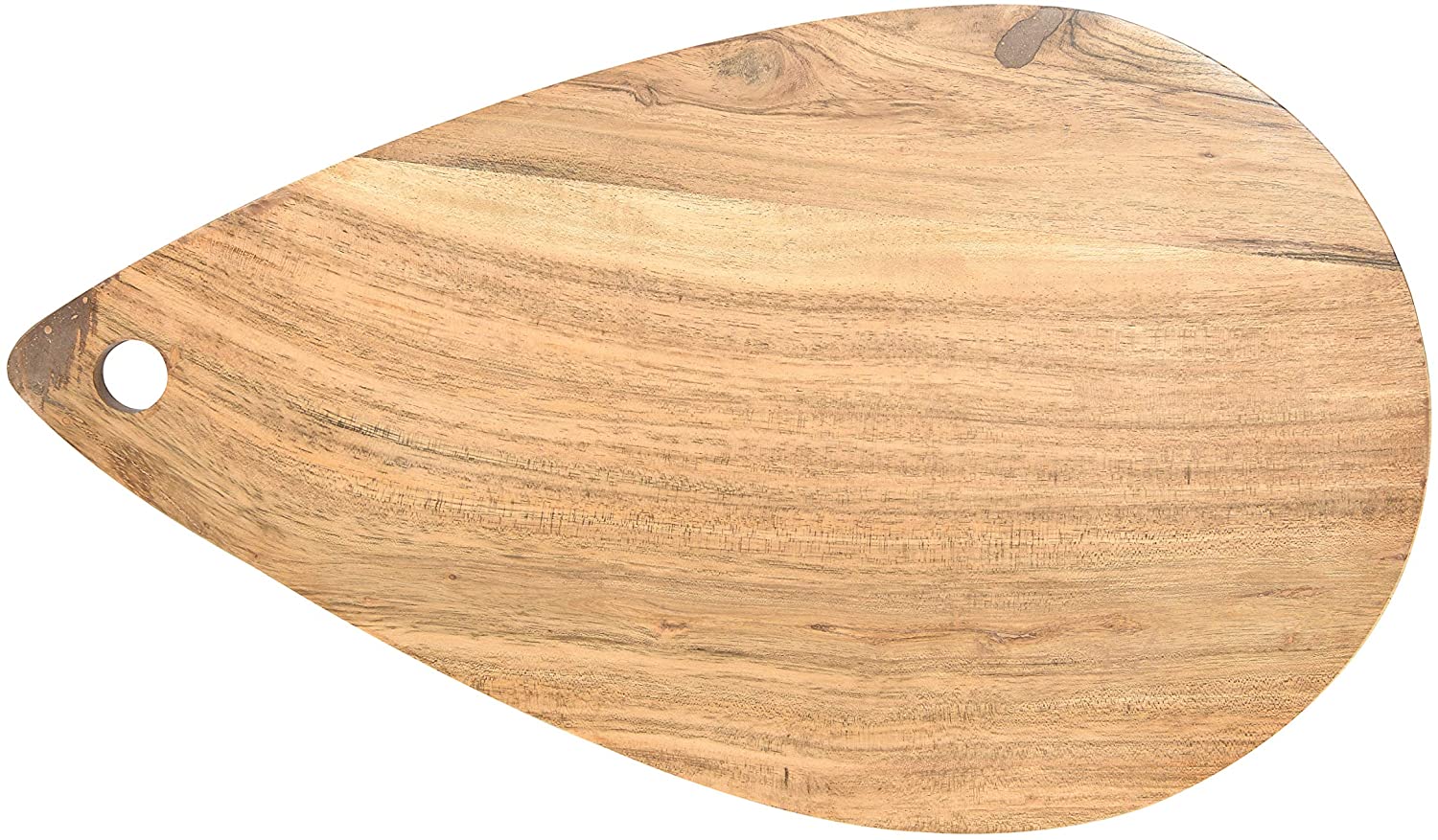 Price:$28.13 Teardrop Acacia Wood Cheese Cutting Board, Brown : Home & Kitchen
