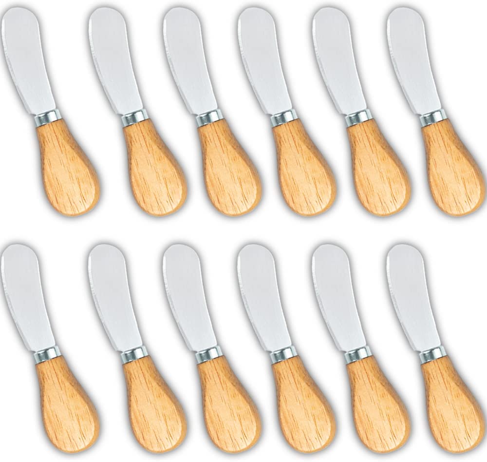 Price:$19.95 Spreader Bulk, Yeeper Set of 12 Little Butter Knife, Wine and Party, Mini Tiny Serving Knives for Charcuterie Board & Trays Peanut Cream Jam Jelly Candy: Home & Kitchen