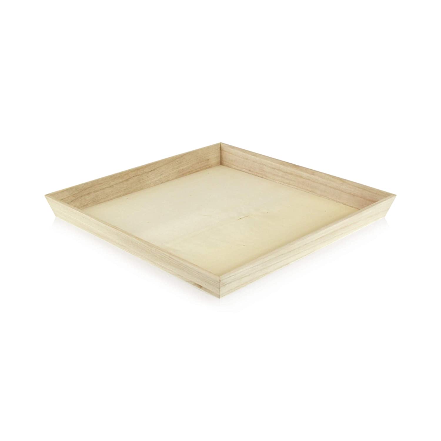 Price:$68.47 Heavy Duty Wooden Tray (Case of 10), PacknWood - Biodegradable Serving Wood Table Trays (13.75" x 13.75" x 1.5") 210WOODTRAY31 : Home & Kitchen