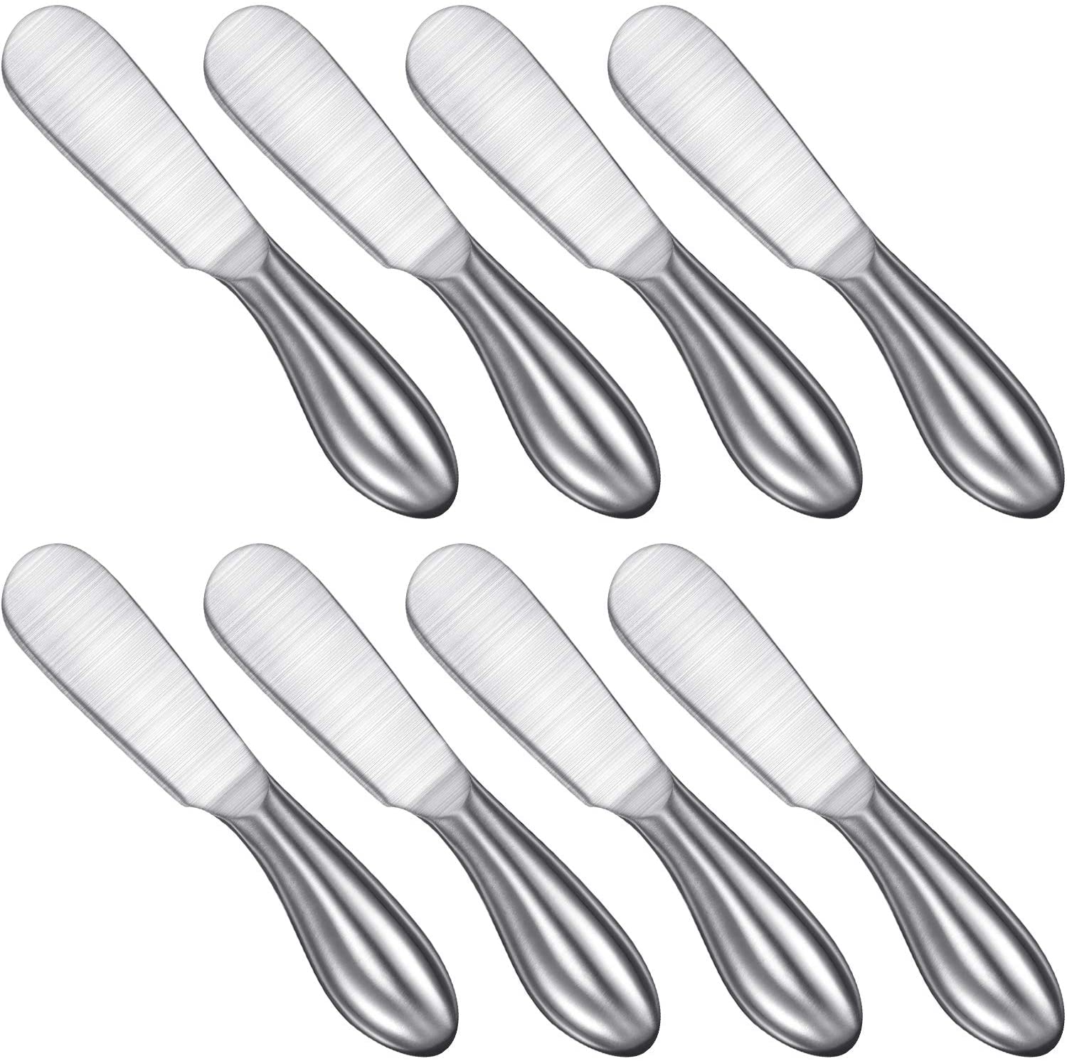 Price:$24.99 Pieces Cheese Spreader Knife Multipurpose Stainless Steel Butter Spreader Knives Condiment Knives Cheese Knife for Home Kitchen Use: Home & Kitchen