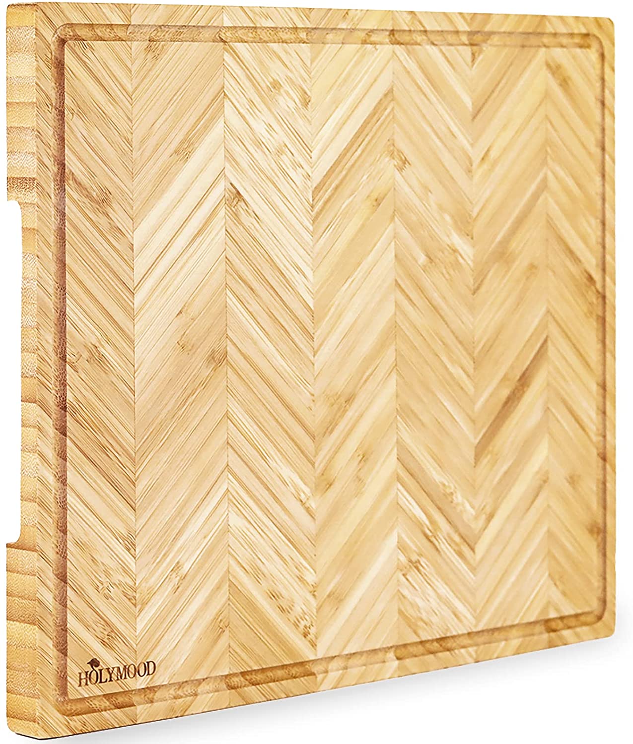 Price:$37.99 End Grain Cutting Board for Kitchen, Bamboo Chopping Board with Juice Groove, Cutting Board for Meat (Butcher Block), Cheese and Vegetables, 13.8x11.8x0.8 Inch: Home & Kitchen