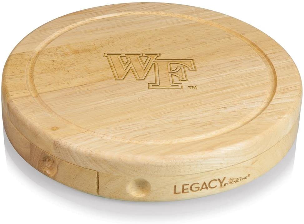 Price:$28.77 : Toscana - A Picnic Time Brand Brie Cutting Board & Tools Set Cheese Boards, One Size, Rubberwood : Sports & Outdoors