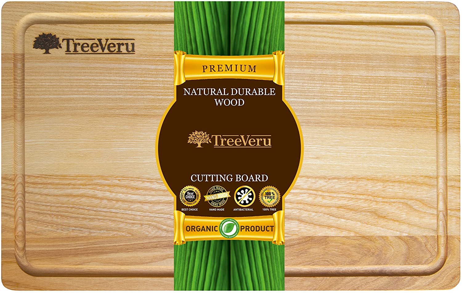 Price:$21.94 Kitchen Wood Cutting Board Large 17.7"х11.8"х0.8" Organic Wood Chopping Board Wooden Cutting Board with Juice Groove for Kitchen Eco Friendly Cutting Board for Meat Vegetables Cheese Fruits: Home & Kitchen