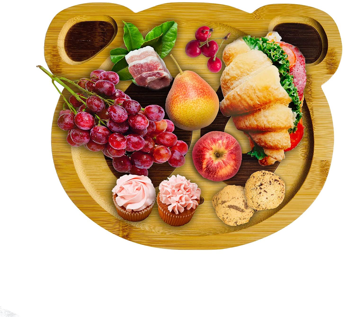 Price:$29.99 Cheese Board with cutlery in slide-out drawer Charcuterie Board With 2 Cheese Tools Panda cheese plates: Cheese Plates