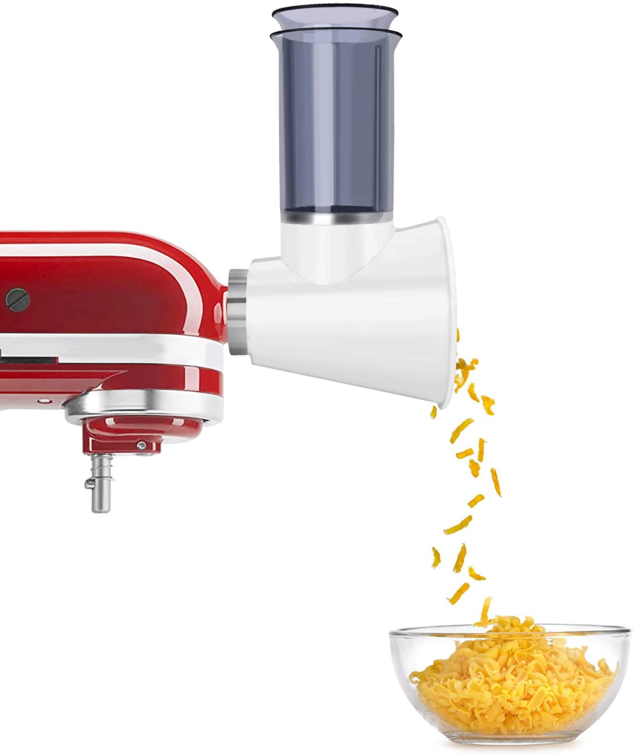 Price:$29.99 Slicer/Shredder Attachment for KitchenAid Stand Mixers, Cheese Grater Attachment Vegetable Slicer Attachment for KitchenAid, Salad Maker: Home & Kitchen