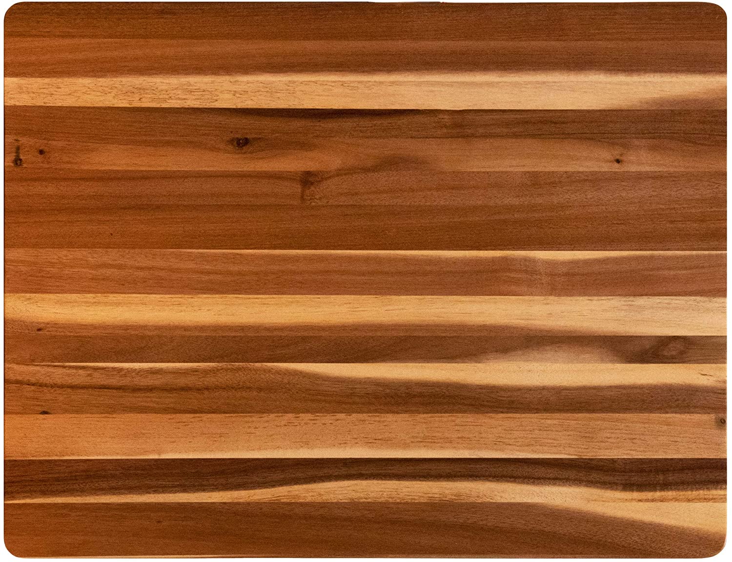 Price:$94.95 Acacia Extra Large Wood Cutting Board 24 x 18 Inch, 1.5 Inches Thick, Reversible Wooden Kitchen Block: Home & Kitchen