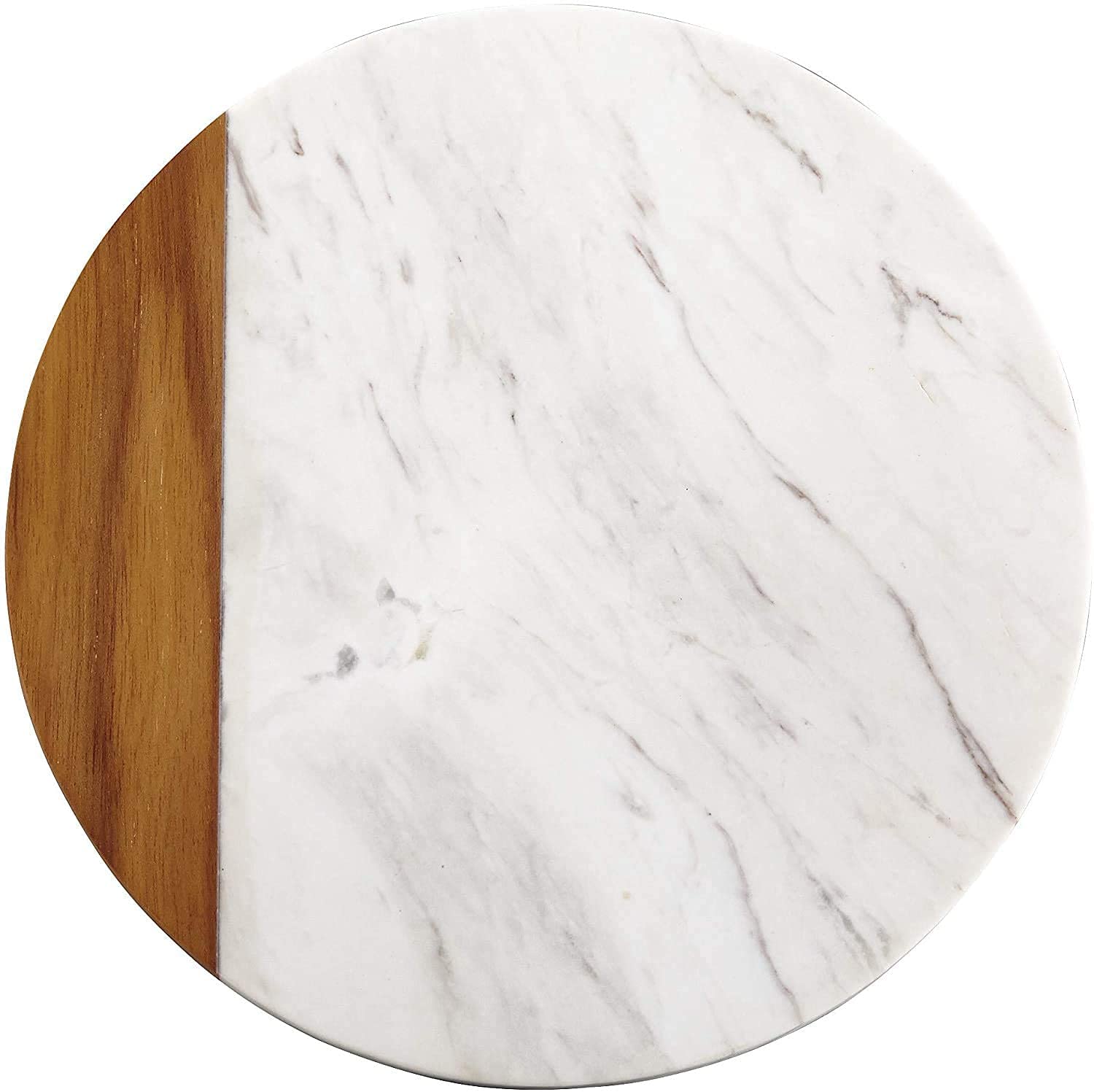 Price:$31.99 KULLICRAFT Marble White Cheese Board | Cutting Board | Charcuterie Board | Serving Board - Marble Teak Wood Accent Board For Gifting. Kitchen Decor. 10-Inch: Home & Kitchen