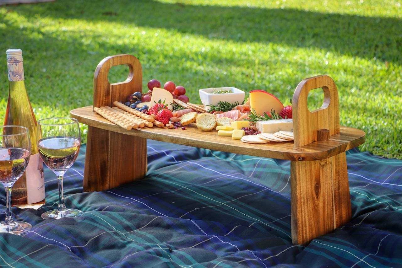 Price:$65.00 in 1 Large Elevated Serving Platter 24 inch x 11 inch x 7 inches high. Use as individual cheese charcuterie boards of an elevated board ideal for dinner parties, dining table or picnics : Home & Kitchen