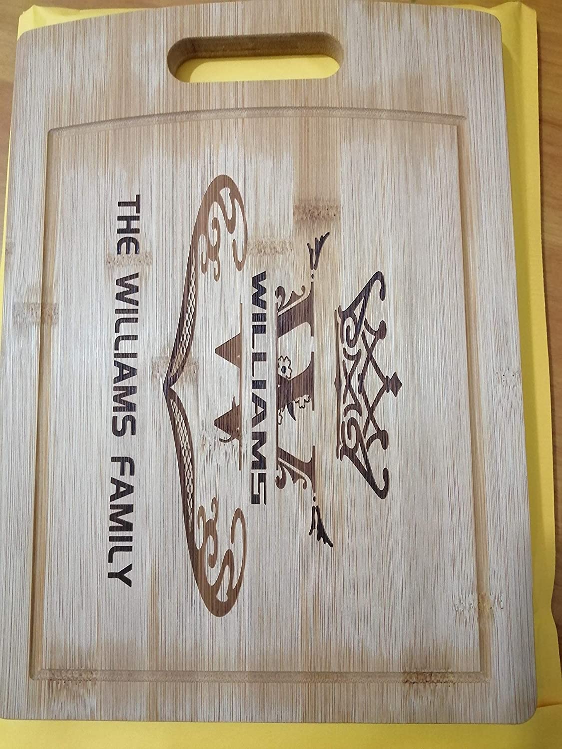Price:$29.99 Cutting board cheese Pastry cake Bread Tray Bamboo Dinner Food Serving wood Home Decorative Cutlery Handle Groove Design for wedding Gifts (WILLIAMS): Cheese Servers