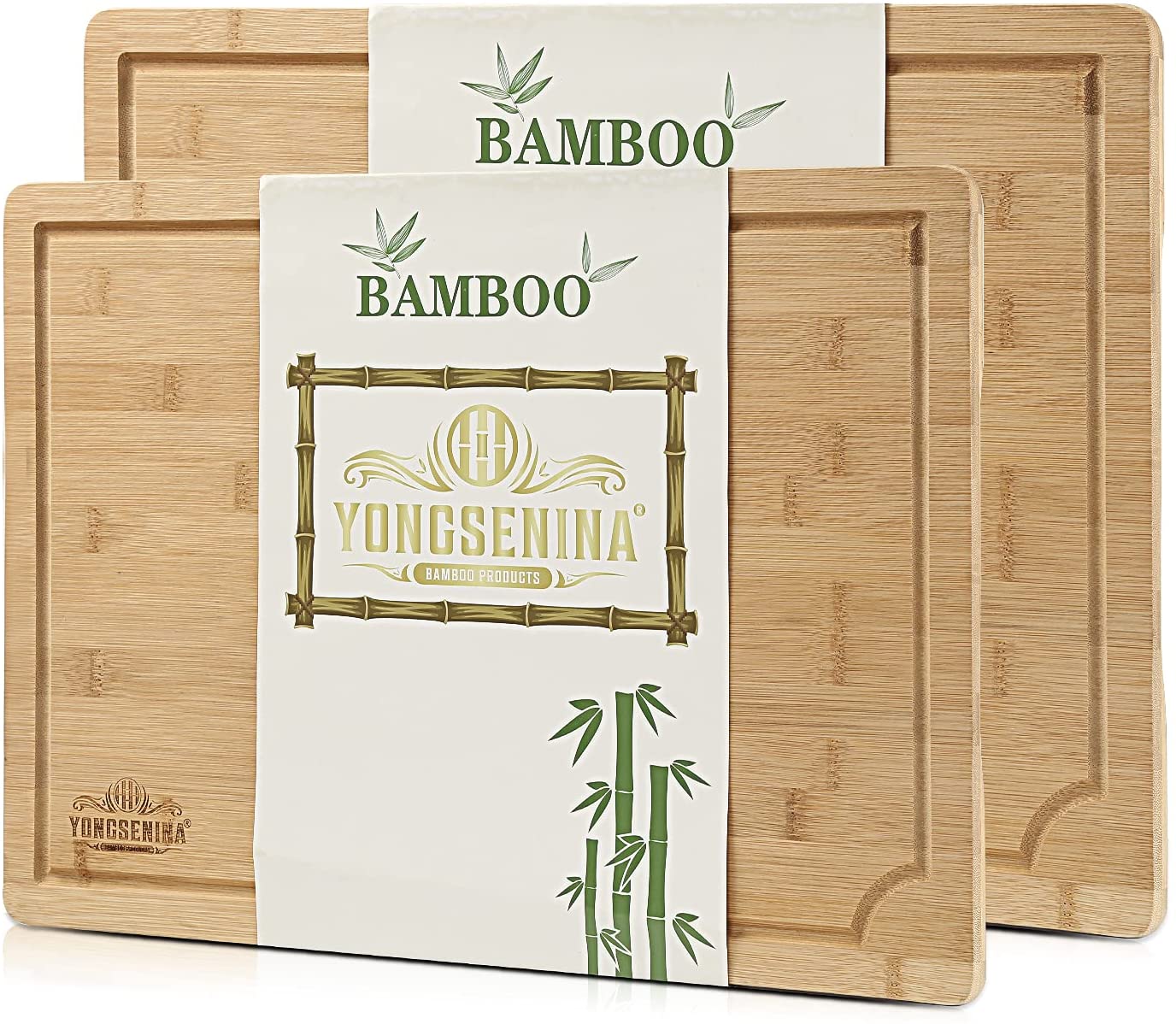 Price:$23.65 Cutting Board with Juice Groove, Yongsenina Kitchen Wood Chopping Board for Meat Wooden Cutting Board Cheese and Vegetables - 18''x12''x0.7'': Home & Kitchen