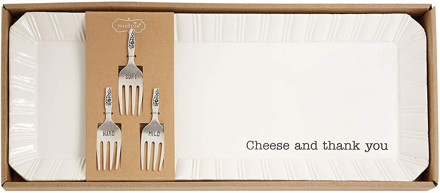 Price:$47.90 PIE CHEESE TRAY WITH MARKERS SET: Serving Trays